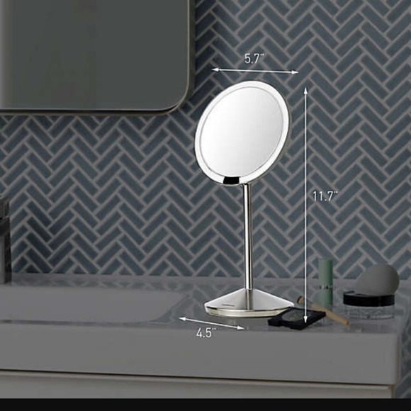 Simplehuman Mini Countertop 5-Inch Sensor Mirror - Picture 2 of 5